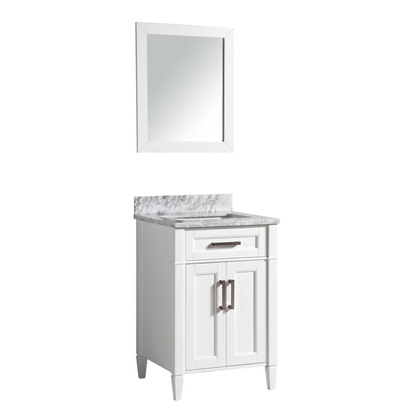Gracie Oaks Lachine 24'' Free Standing Single Bathroom Vanity with